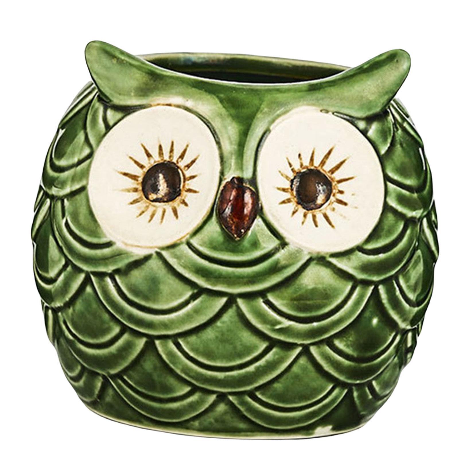 Magideal - Taza Tiki De Cerámica, Copa De Vino Con Forma De Animal, Calidad Premium, Gran Regalo Para Anfitriones, Registros De Bodas Y Regalos Creativos De Búho 500Ml