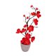 thumbnail image 4 of Flor De Ciruelo Artificial En Maceta, Ideal Para Jardín, Sala De Estar O Hogar (roja)., 4 of 5