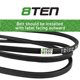 thumbnail image 3 of Cinturón de cubierta 8TEN para John Deere Sabre D100 110 120 130 L110 111, 3 of 4