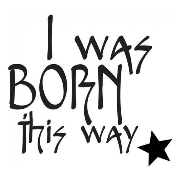 Decomural I Was Born This Way Lady Gaga WS-40900