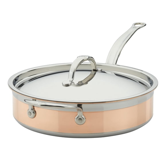 Sartén salteadora Hestan CopperBond de 3,5 cuartos para inducción