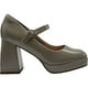 thumbnail image 1 of Zapato Mujer Kakhy Taco Medio Gaga Detogni, 1 of 5