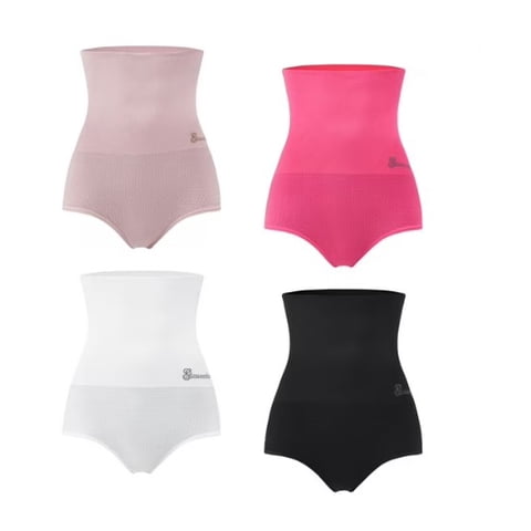 Giovacchino - Pack De 4 Calzon Faja Reductor De Abdomen Levanta Gluteos Mujer