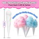 thumbnail image 2 of Cotton Candy Floss Sugar Perfectware, paquete de 2 con 100 conos, 2 of 7