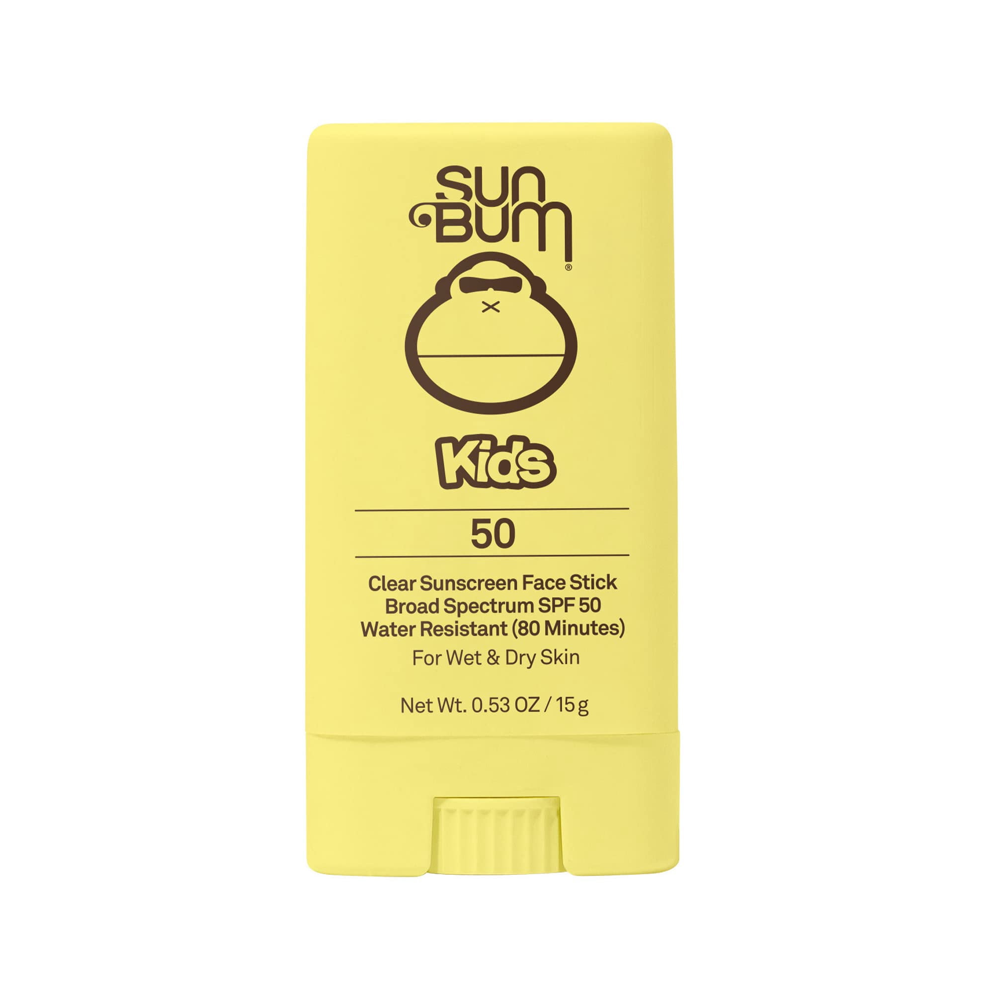 Protector Solar En Barra Facial Sun Bum Kids Spf 50, Transparente, 15 Ml