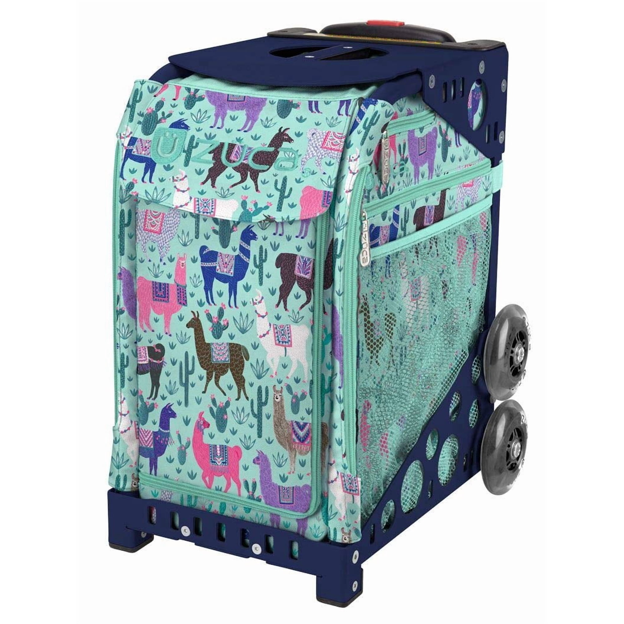 Bolsa Con Ruedas Zuca Llama Rama Sport Con Marco Azul Marino, 300 Libras