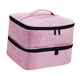 thumbnail image 2 of Bolsa De Transporte, Bolígrafos Con Puntos, Capacidad Para 30 Botellas, Estuche Organizador De Esmalte De Uñas De Viaje, Color Rosa, 2 of 3