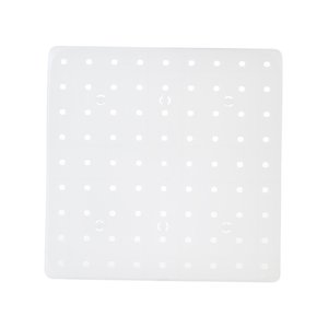 Bothyi - Panel De Pared De Tablero Perforado Tablero De Almacenamiento De Tablero De Agujeros De Bricolaje Para La Entrada De La Oficina De La Sala De Manualidades Blanco