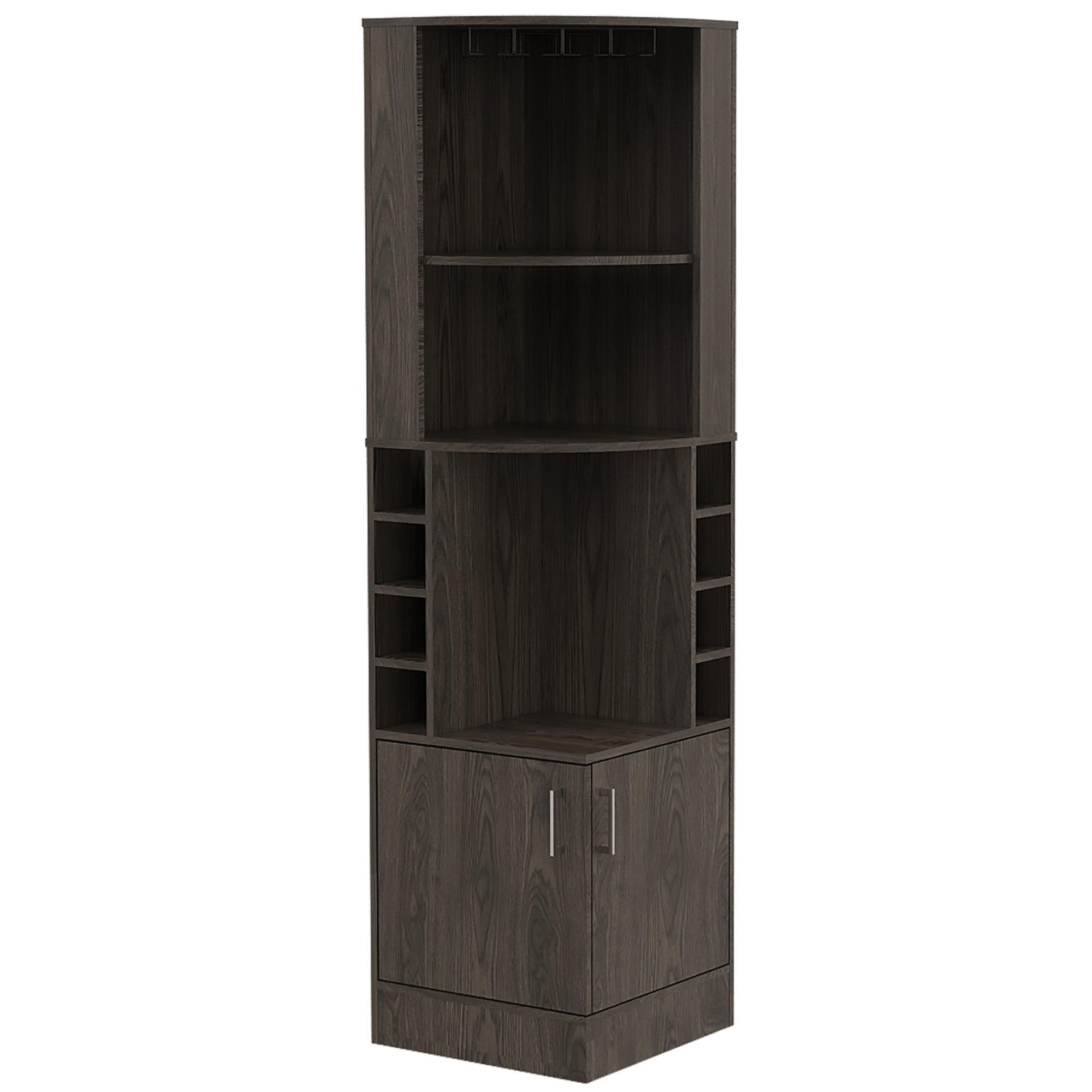 Fmfurniture - Bar Esquinero Fm-001c - Cafe Oscuro