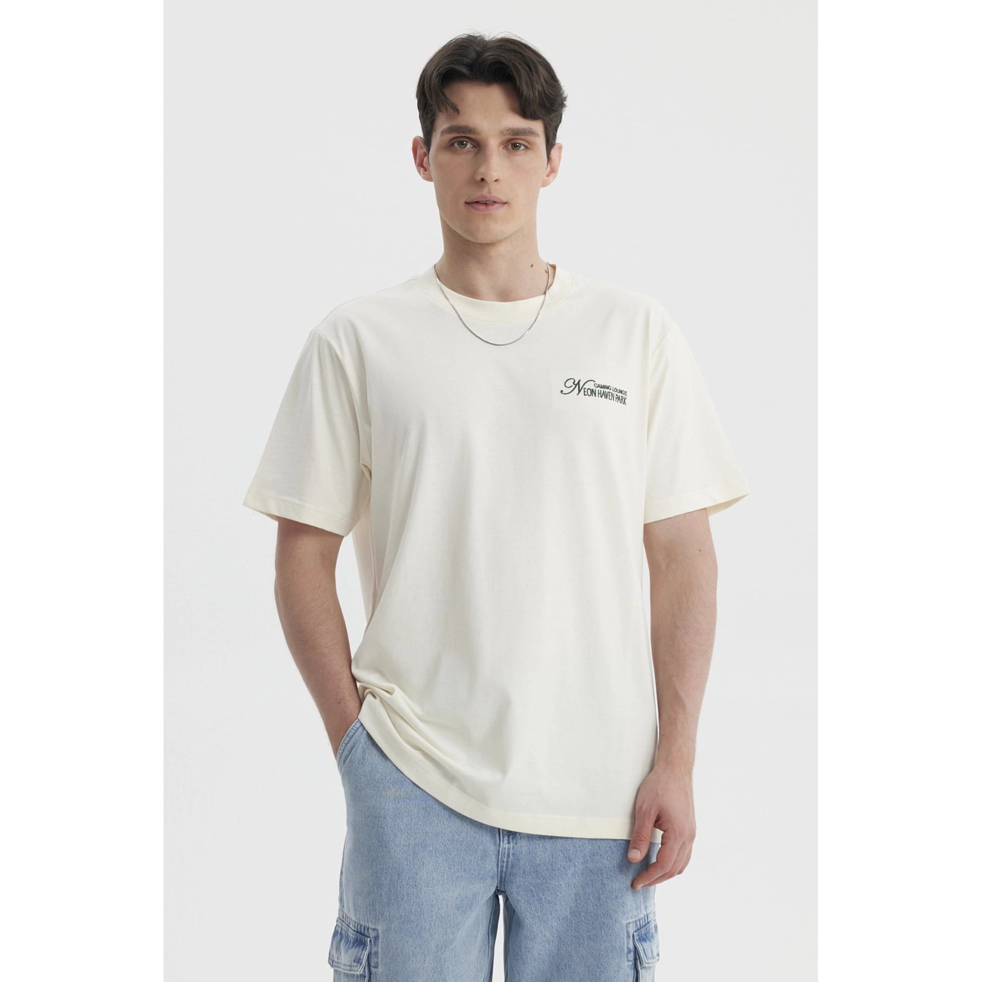 Fashionspark - Polera Hombre Slim Beige- Ll