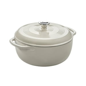 Lodge - Olla Holandesa Esmaltada Essential Blanca 5.6 Litros