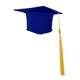 thumbnail image 5 of Birrete Niño Niña Azul Graduación, 5 of 6