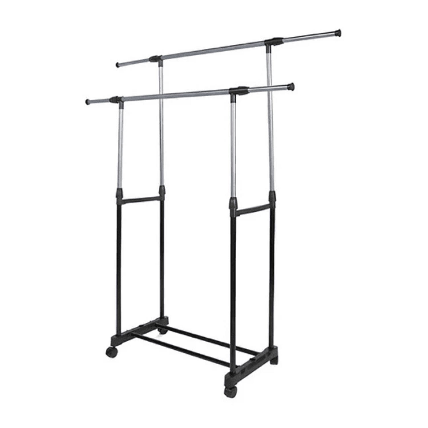 Crusec - Tendedero Alargable Largo Ajustable Con Ruedas Para Ropa