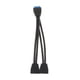 thumbnail image 3 of Cabezal Usb De 19 Pines mch 1 A 2 hmb Conector De Cable Usb Para Placa Base A 200mm, 3 of 3