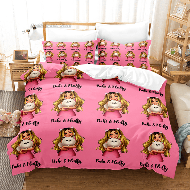 Rebekah Wing Merch Beki & Fluffy Bedding Set Bed Set Aldult Kid Bedroom Duvetcover Sets