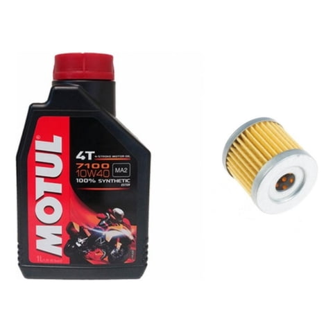 Motul - Kit Mantencion Yamaha R15 V2 V3 V4 Aceite Full + Filtro
