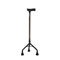 Glomed - Bastón Ortopédico De Apoyo 3 Patas Bronce