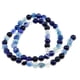 thumbnail image 3 of cuentas de ágata natural azul oscuro a rayas cuentas sueltas a granel joyas crujidos 6 mm, 3 of 5
