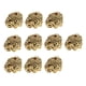 thumbnail image 2 of 10 piezas mini elefante cuentas de dijes para diy bracelets hallazgos 12 x 10 mm de oro, 2 of 5