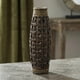 thumbnail image 2 of Florero Jarron Decorativo Florero Trenzado Moderno 60cm M4 Marrón Líneas, 2 of 2