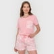 thumbnail image 3 of Pijama Mujer Bolsillo Estampado Flores Rosa Corona, 3 of 5