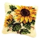 thumbnail image 2 of 1 set de almohadas, kit de gancho de cierre, material para principiantes de girasol, 2 of 3
