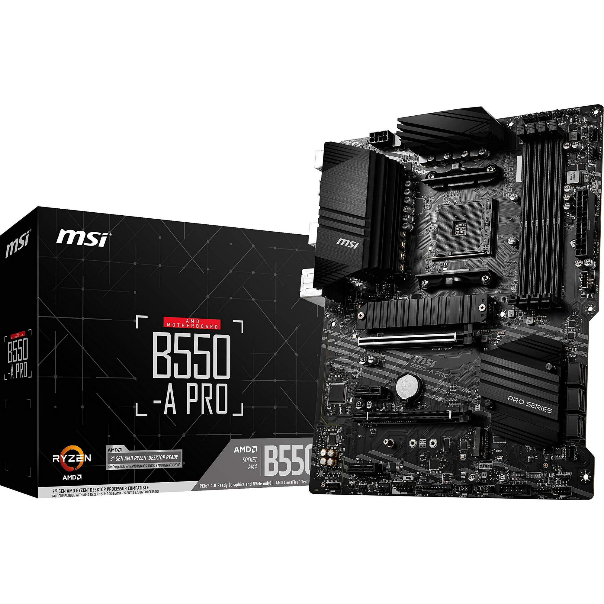 Placa Madre Msi B550-a Pro Serie Amd Ryzen 5000 Atx