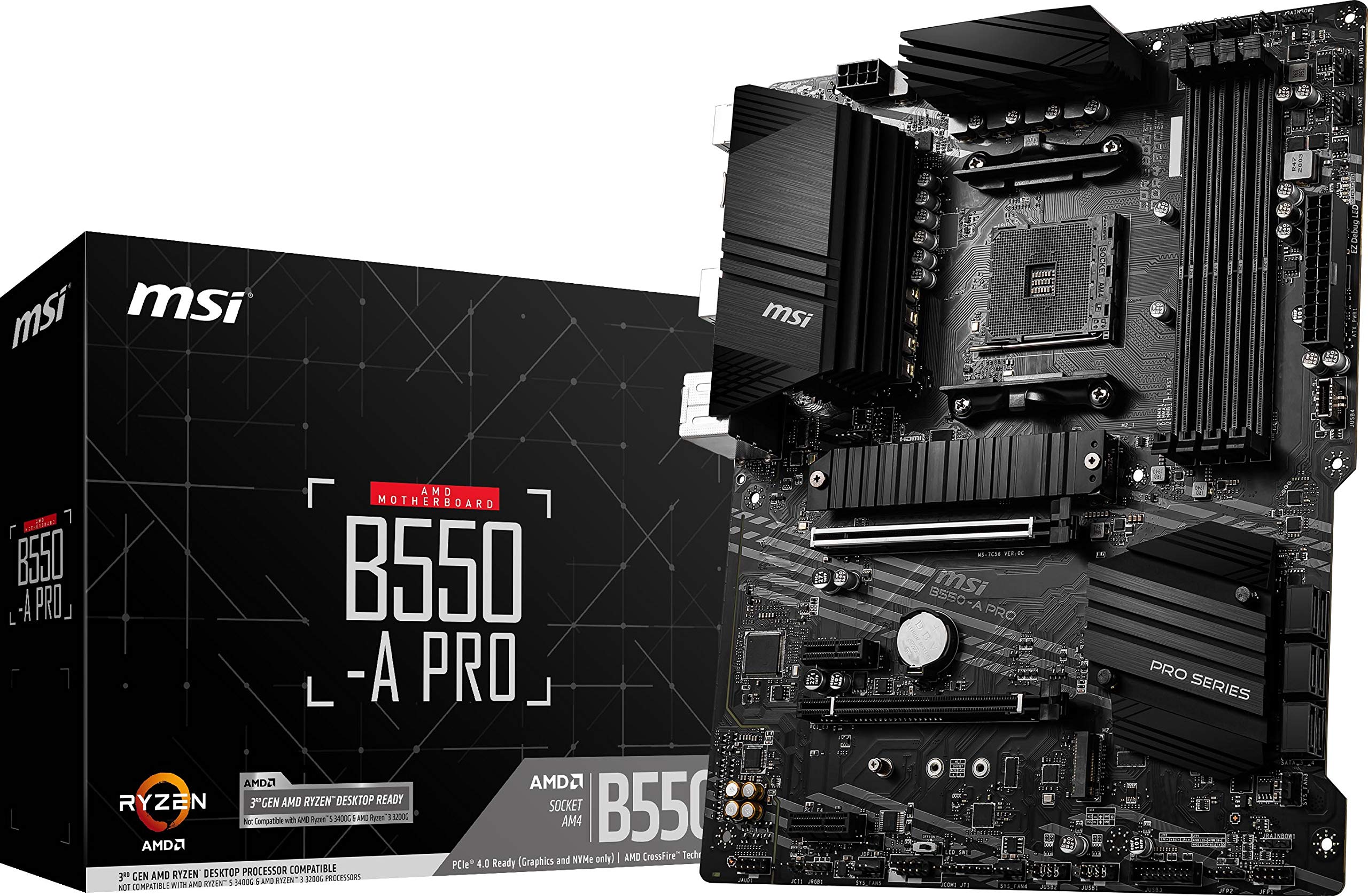 Placa Madre Msi B550-A Pro Serie Amd Ryzen 5000 Atx