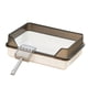 thumbnail image 4 of Bandeja De Arena Para Mascotas Orinal Inodoro Sartenes Fáciles De Limpiar Caja De Arena Para Gatos Para Conejito Gris Negro, 4 of 5