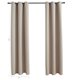 thumbnail image 4 of Cortina Blackout vidaXL Beige con Aros para Ventana 94x241 cm (2 piezas), 4 of 9