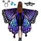 thumbnail image 2 of Disfraz de mariposa Aimeiar para mujer de Halloween con alas y acceso., 2 of 6