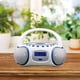 thumbnail image 2 of Boombox portátil para CD/MP3 HANNLOMAX HX-309CD con Bluetooth, color blanco, 2 of 3