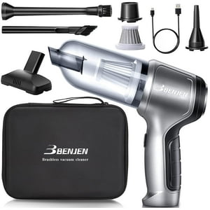 Aspirador Portátil Inalámbrico Benjen Mini 15000Pa 3 En 1