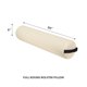 thumbnail image 2 of Crema redonda completa Bolster Pillow ForPro para masajes y yoga, 2 of 7