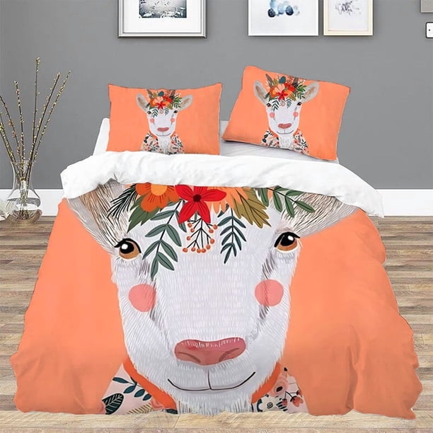 Animal Bed Set Comforter Sets Duvet Cover Queen Twin Size Bedding Double Bed Sheets Linen Home Textile GardenBed Sheets