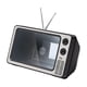 thumbnail image 3 of Amplificador De TV De 11" De Diseño Retro, Regalo Para Papá, Miniamplificador Para Juegos, Cualquier Teléfono Inteligente, Gris, 3 of 5