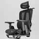 thumbnail image 5 of Silla De Oficina Ergonomica Pata Acero Con Colgador De Ropa Color Negro Material Del Tapizado Algodón, 5 of 8