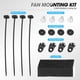 thumbnail image 3 of Ventilador eléctrico del radiador de enfriamiento DNA MOTORING 12" kit delgado, 3 of 8