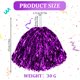 thumbnail image 2 of Pompones Cheerleading CUGBO, 24 unidades, lámina metálica, color morado, 2 of 7