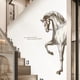 thumbnail image 5 of 1pc Cartoon Animal Horse Wall Sticker Removable Sticker PVC Decal Mural Home Living Room Bedroom Decoration Wall Art, 5 of 5