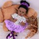 thumbnail image 2 of Muñeca Reborn Kgniess me Black Girl de 55 cm con ropa y acceso., 2 of 6