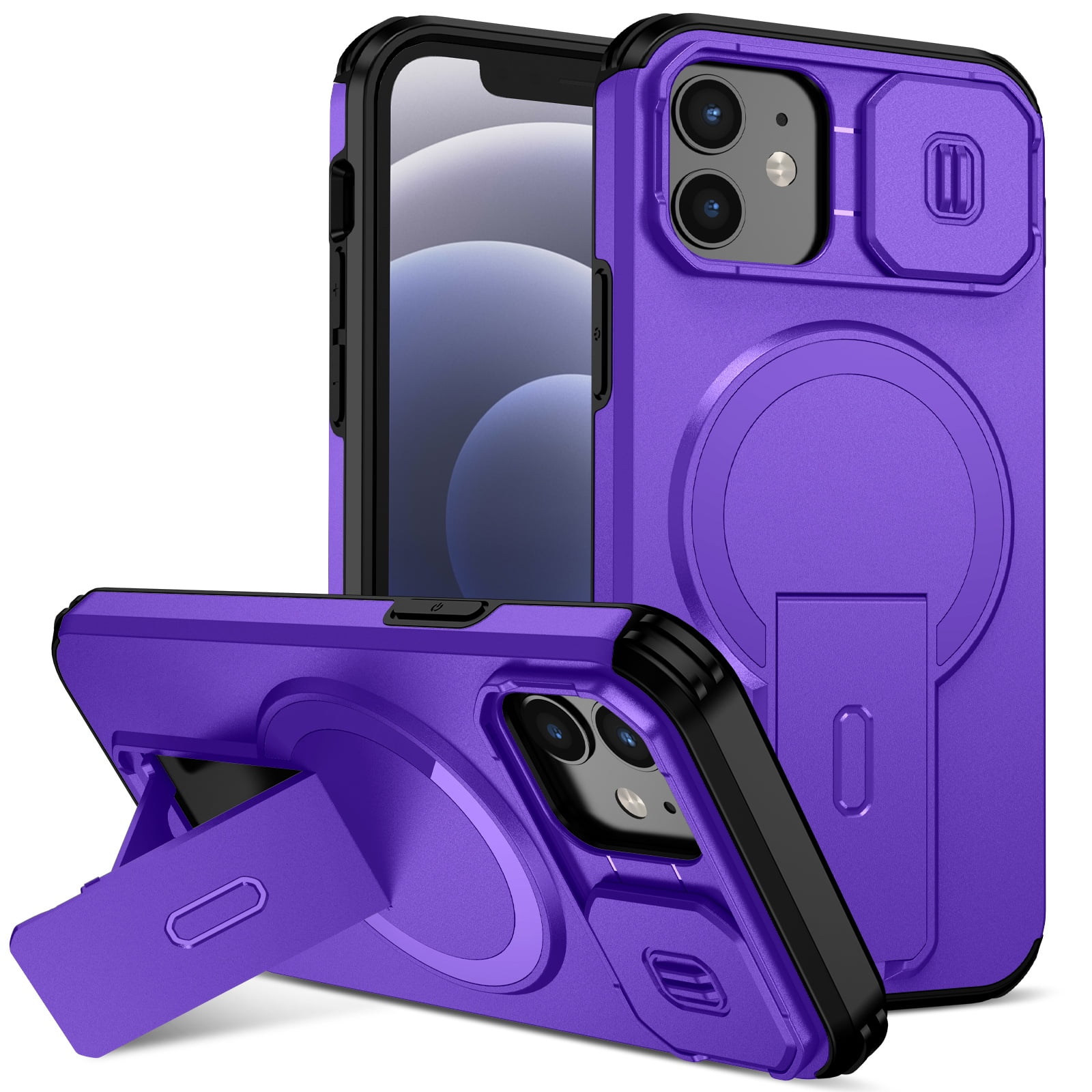 Funda Foxdock Para Iphone 12/12 Pro – Magnética Antigolpes Con Soporte Y Protección Doble