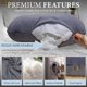thumbnail image 1 of Almohada Embarazo U Pharmedoc Gris Ajustable Cuerpo Completo, 1 of 3