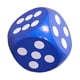 thumbnail image 1 of Dados de Espuma de 20 Cm, Aprender Matemáticas Juguetes Educativos Jugar Dados Dados de Puntos para Niños Estudiantes Carnaval úti , Azul, 1 of 5