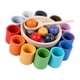 thumbnail image 4 of de en tazas Juguete Montessori Juguetes sensoriales preescolares Clasificador Entrenamiento Pensamiento lógico Motor fino para 3 4, 4 of 5