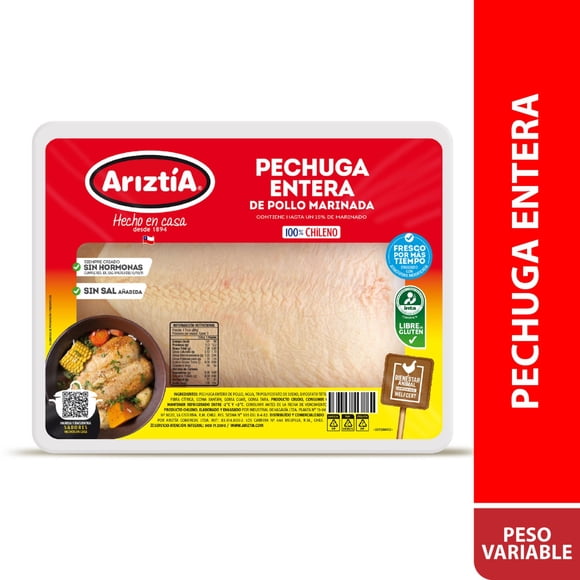 Pollo Pechuga Entera Envasada