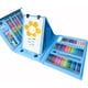thumbnail image 1 of Set de Arte DLUCKY 208 Piezas Azul Kit de Dibujo Portátil, 1 of 3