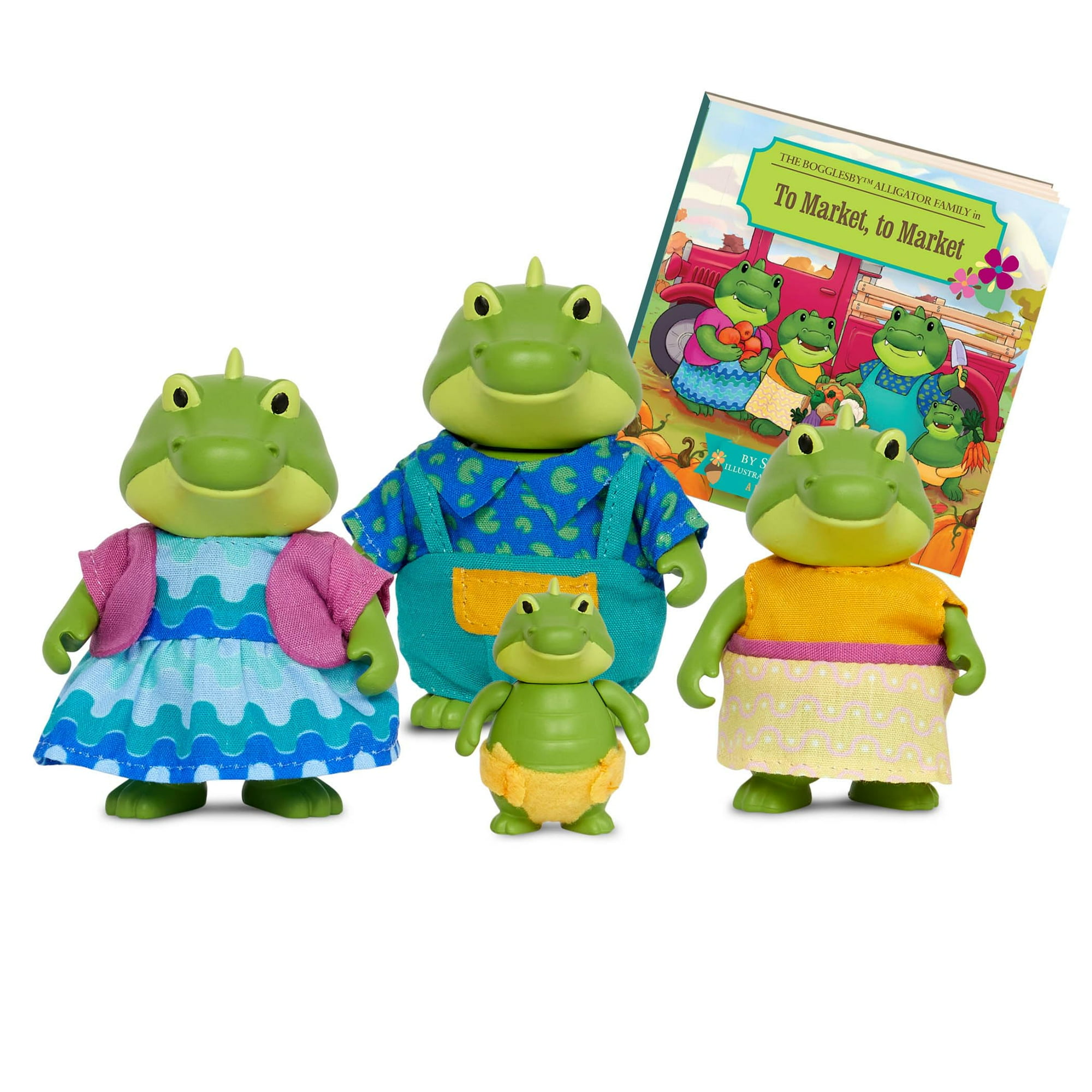 Li’l Woodzeez - Set De Figuras De Animales Li'l Woodzeez Alligator Family Kids 3+