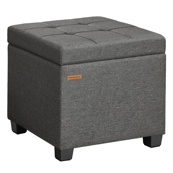 Otoman SONGMICS ULOM509GN01 Cubo de Almacenamiento 43x43x46 cm