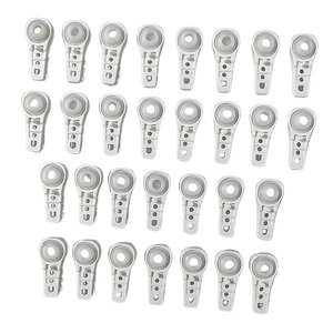 Magideal - 30X Portadores De Rodamientos De Bolas Reemplazo Directo Para Repuestos Portátil Fácil De Instalar Premium Para Accesorios De Canal Y Barra De Armadur